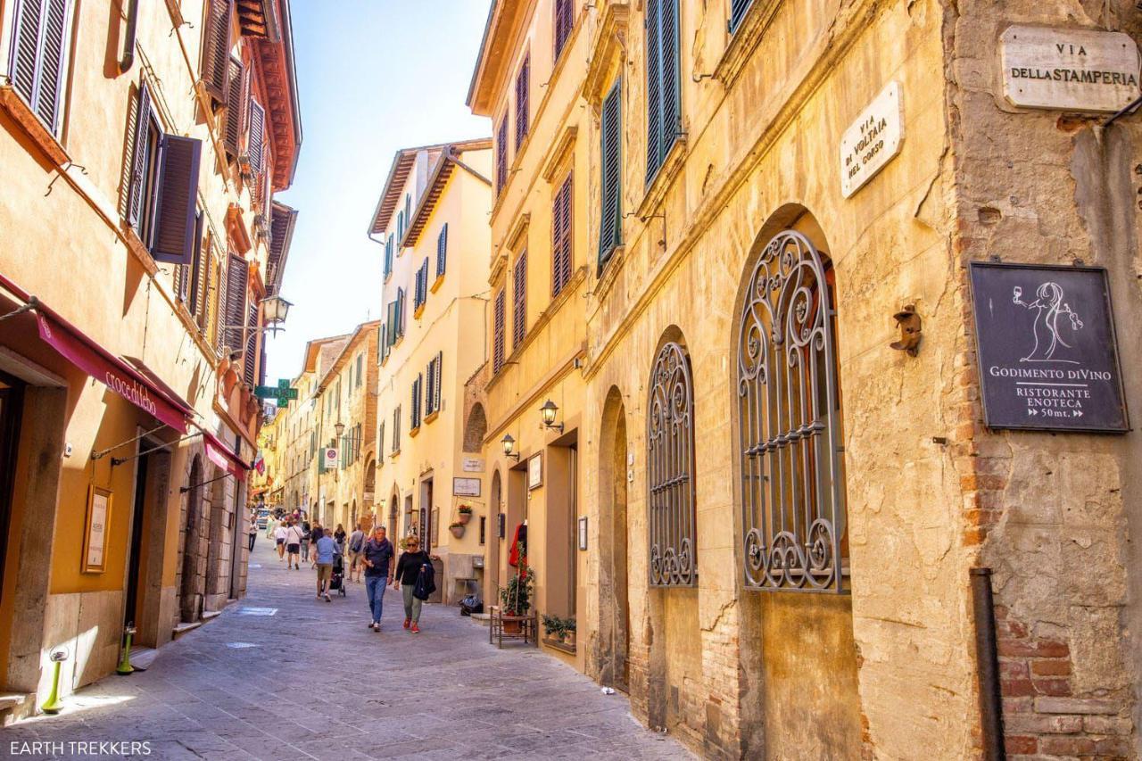 Il Palco Montepulciano, Vista Incredibile, 150Mt Da Piazza Grande Apartamento Exterior foto