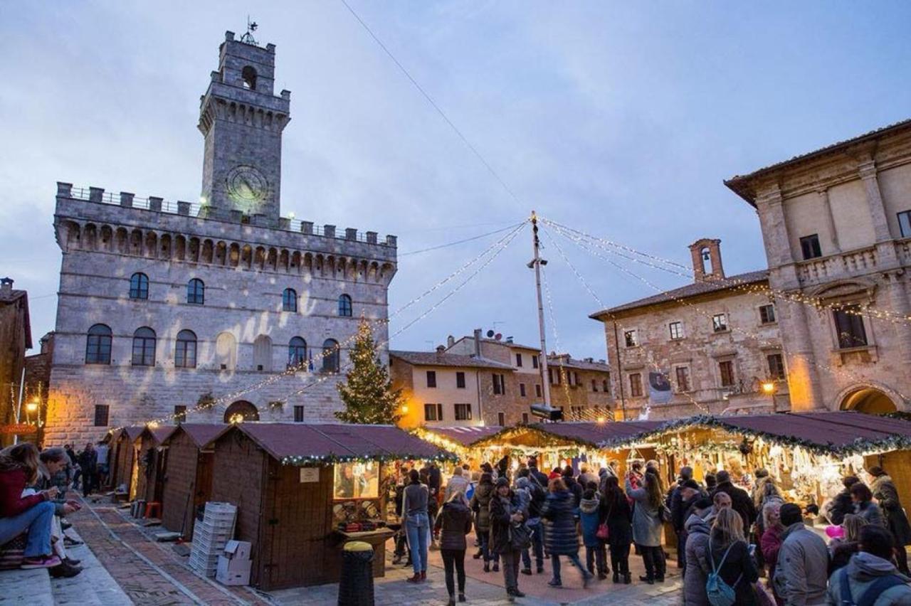 Il Palco Montepulciano, Vista Incredibile, 150Mt Da Piazza Grande Apartamento Exterior foto